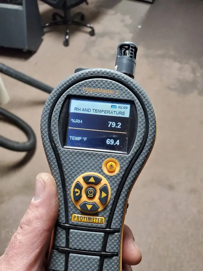 Moisture meter humidity assessment for Mold Remediation & Removal in Morgantown